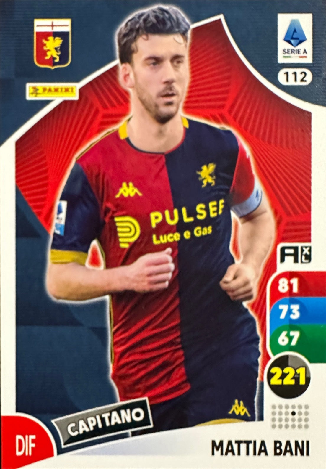 Panini Calciatori Adrenalyn XL 2025-26 card base logo a scelta N. 101-200