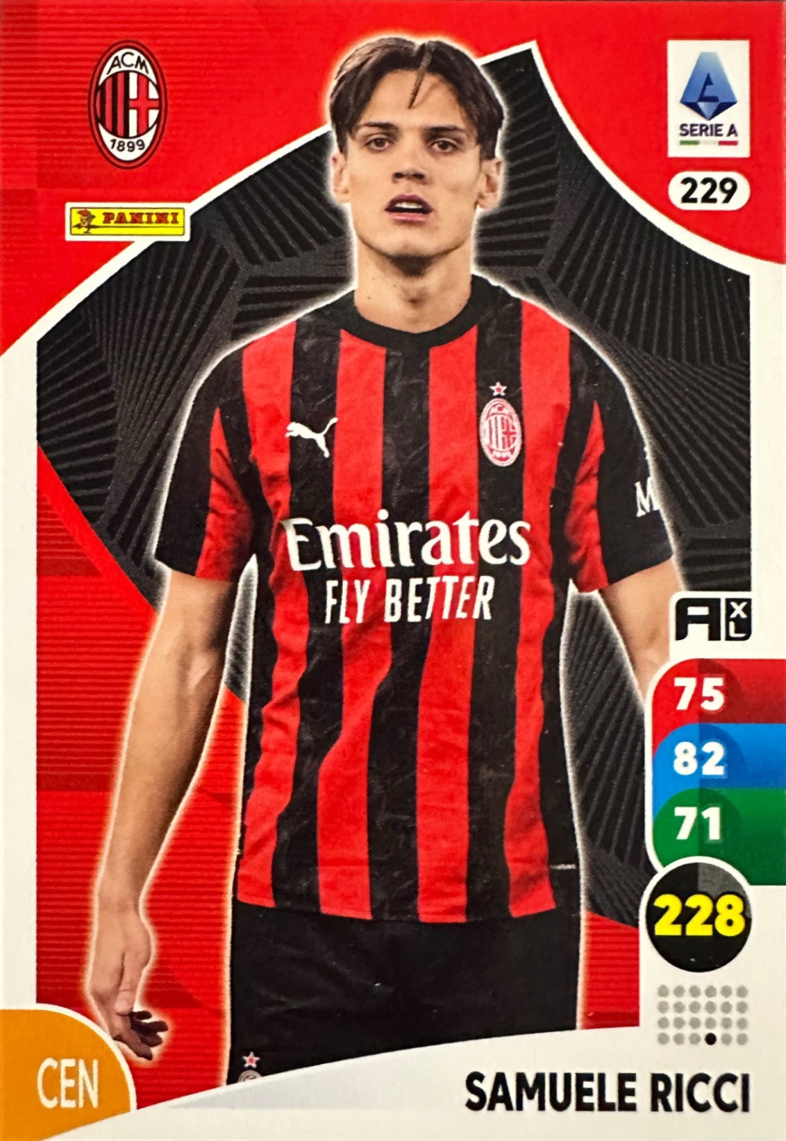 Panini Calciatori Adrenalyn XL 2025-26 card base logo a scelta N. 201-300