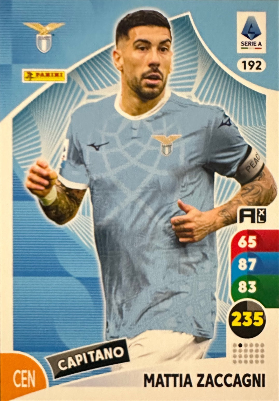 Panini Calciatori Adrenalyn XL 2025-26 card base logo a scelta N. 101-200