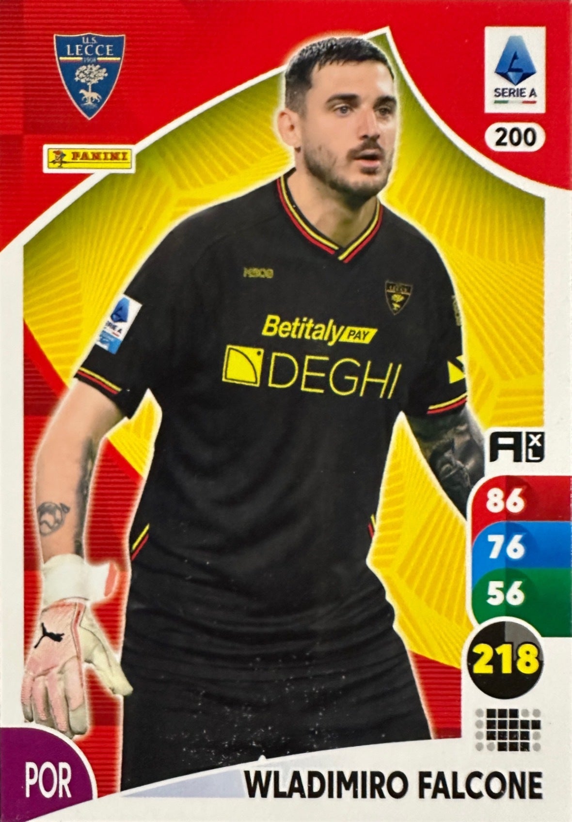 Panini Calciatori Adrenalyn XL 2025-26 card base logo a scelta N. 101-200