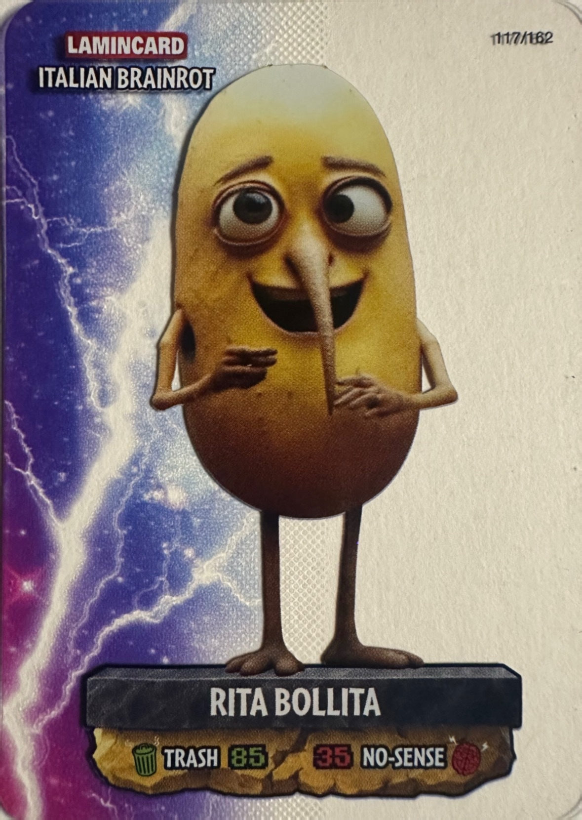 Italian Brainrot Lamincard Multiverse Diramix - Card Base Metal a scelta 101-162