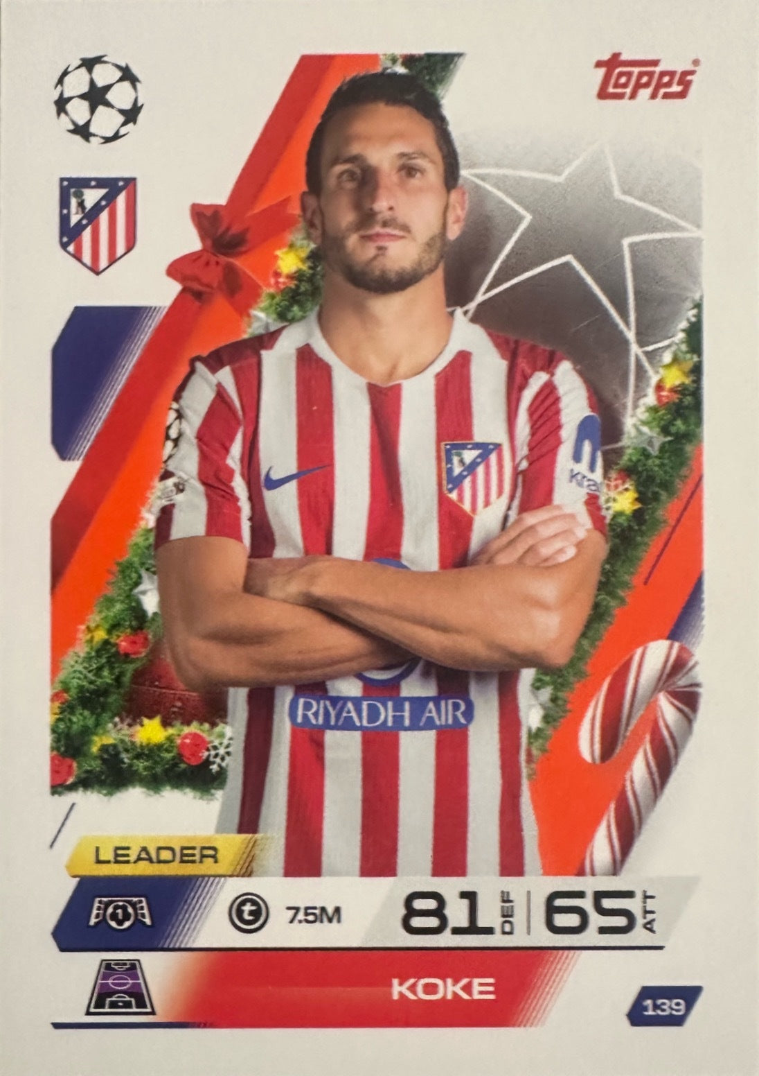 Topps Match Attax 2025/26 UCL Champions League - Scegli Parallel Festive Squadzone