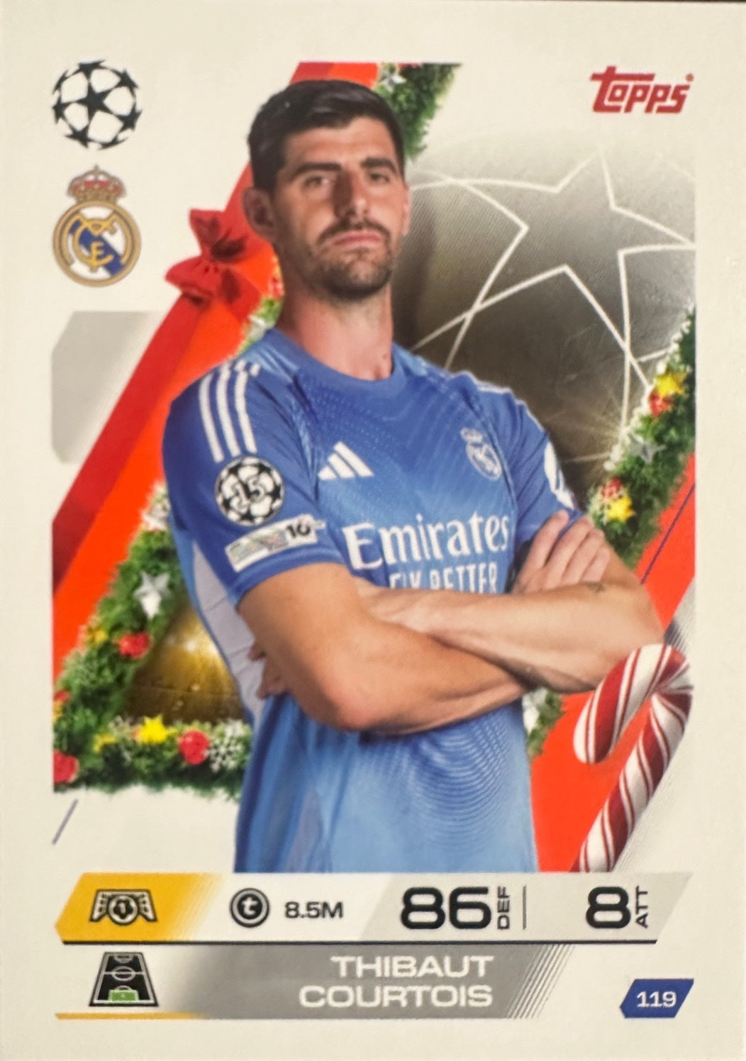 Topps Match Attax 2025/26 UCL Champions League - Scegli Parallel Festive Squadzone