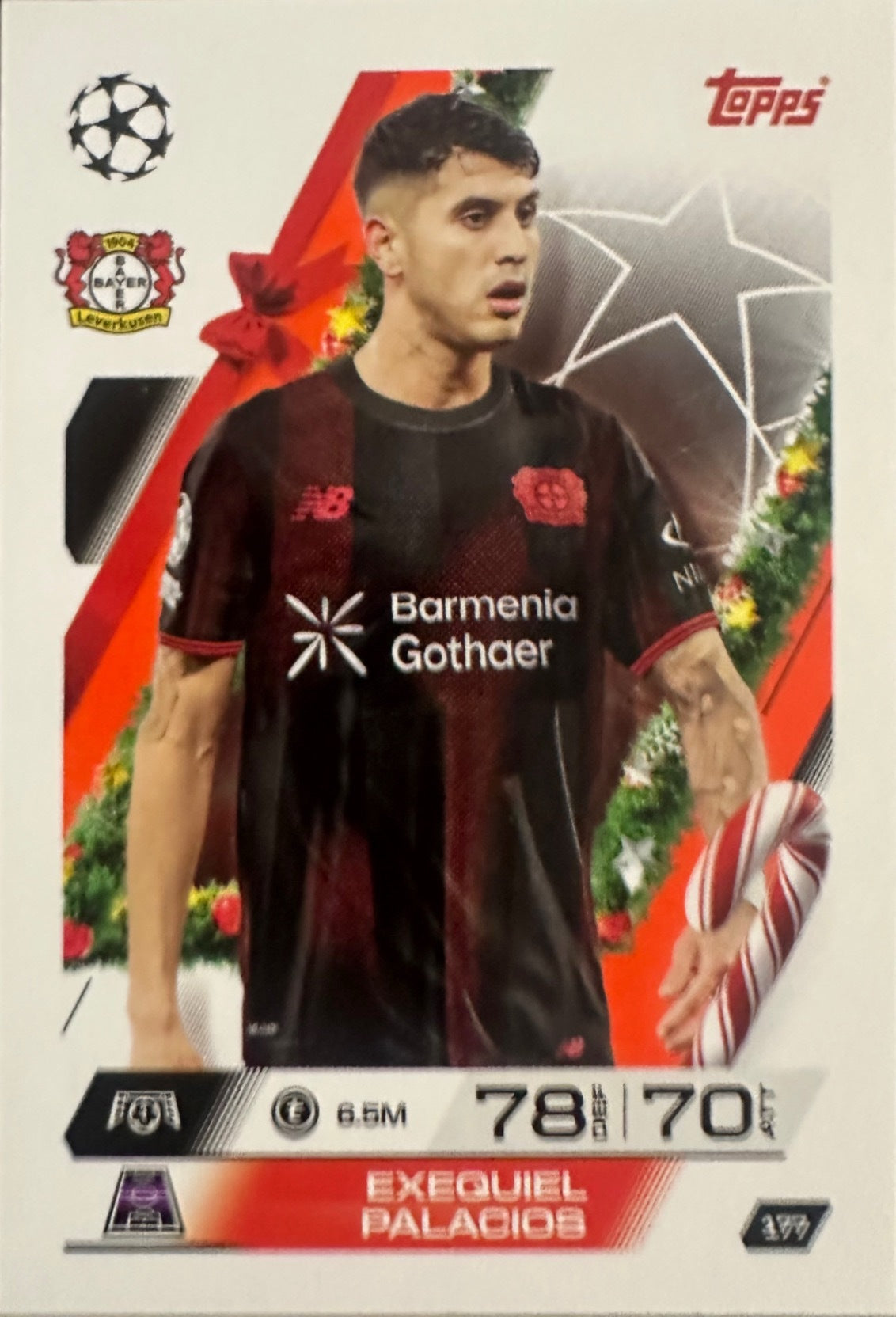 Topps Match Attax 2025/26 UCL Champions League - Scegli Parallel Festive Squadzone