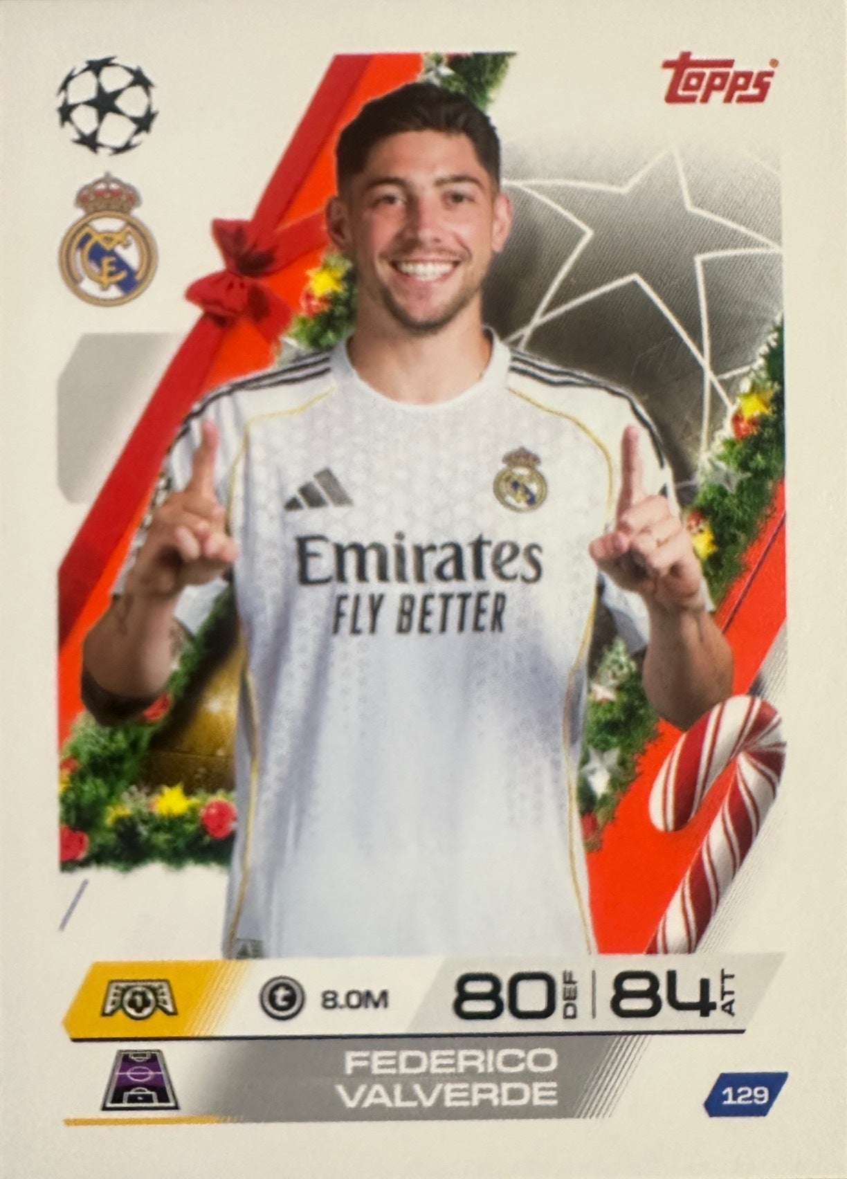 Topps Match Attax 2025/26 UCL Champions League - Scegli Parallel Festive Squadzone