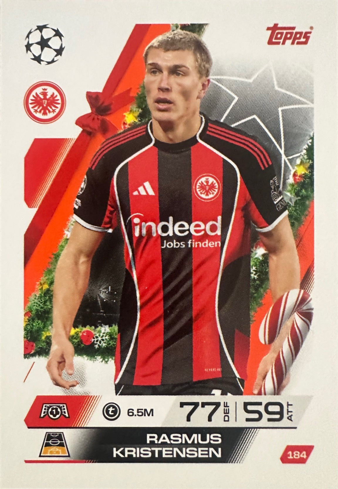 Topps Match Attax 2025/26 UCL Champions League - Scegli Parallel Festive Squadzone