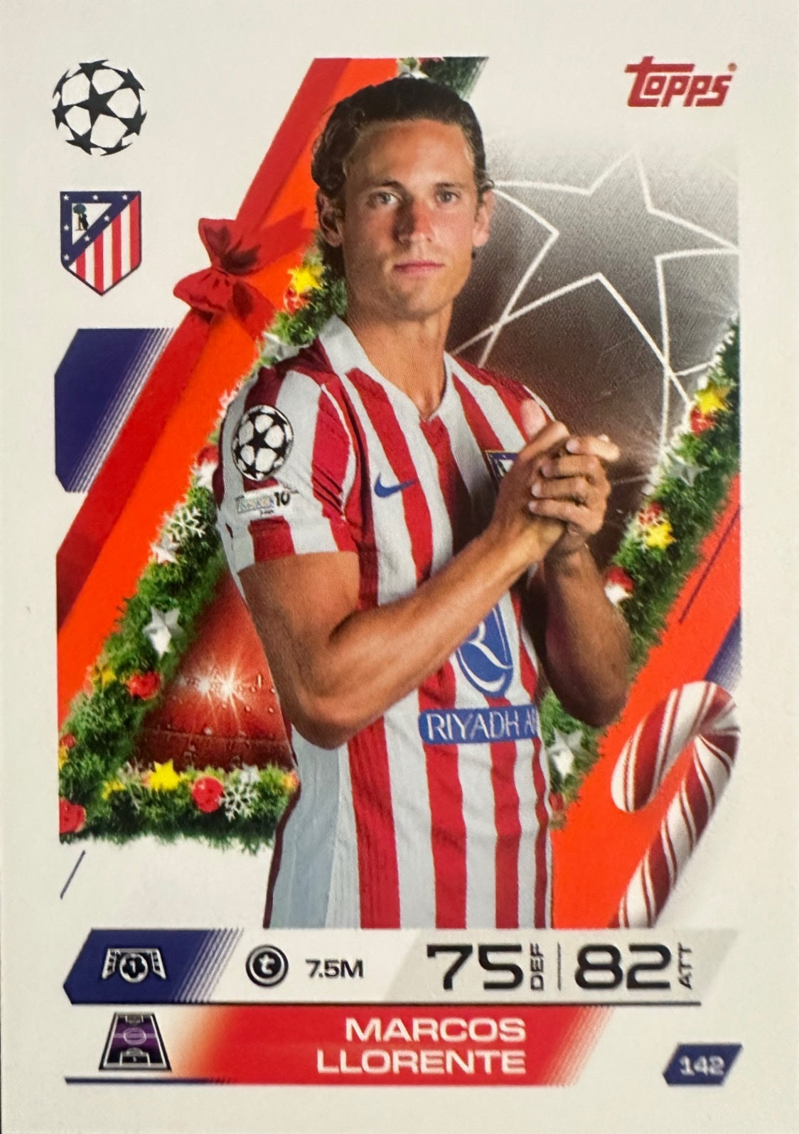 Topps Match Attax 2025/26 UCL Champions League - Scegli Parallel Festive Squadzone