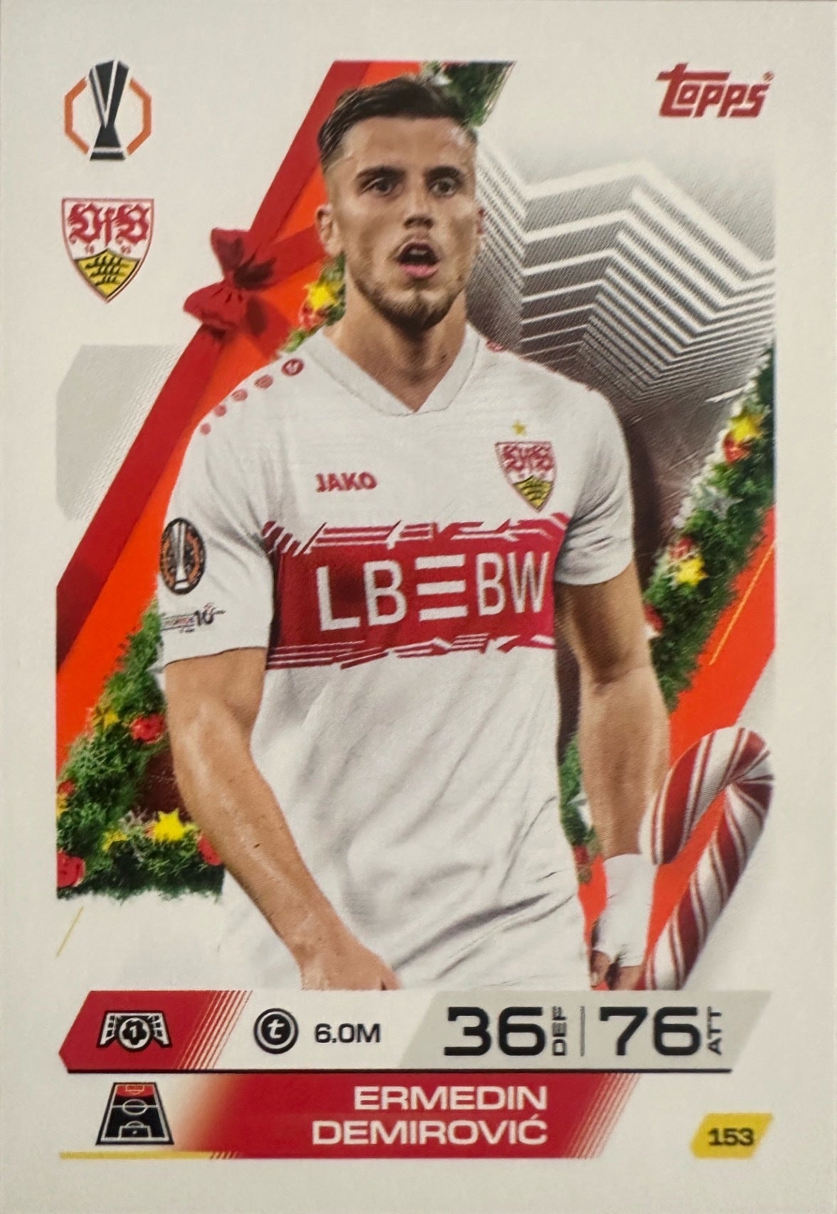 Topps Match Attax 2025/26 UCL Champions League - Scegli Parallel Festive Squadzone