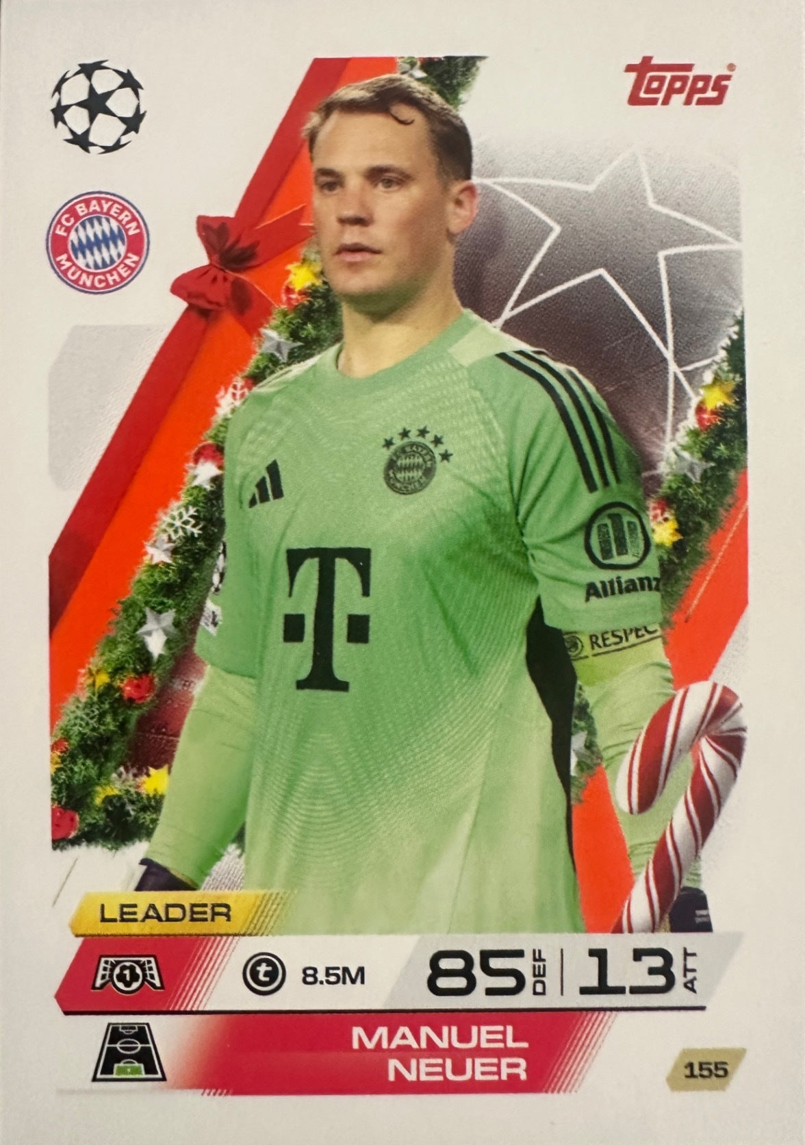 Topps Match Attax 2025/26 UCL Champions League - Scegli Parallel Festive Squadzone