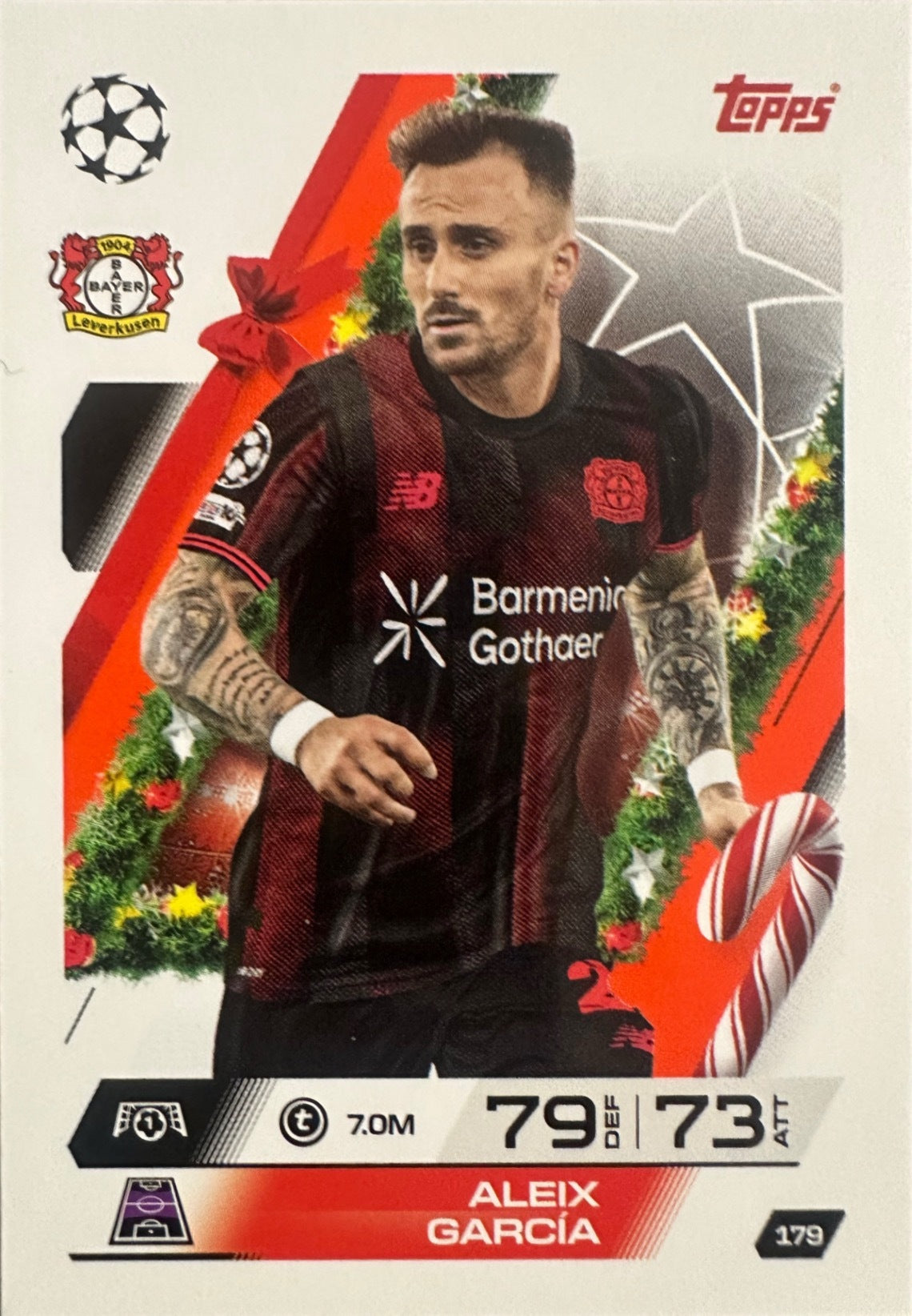 Topps Match Attax 2025/26 UCL Champions League - Scegli Parallel Festive Squadzone