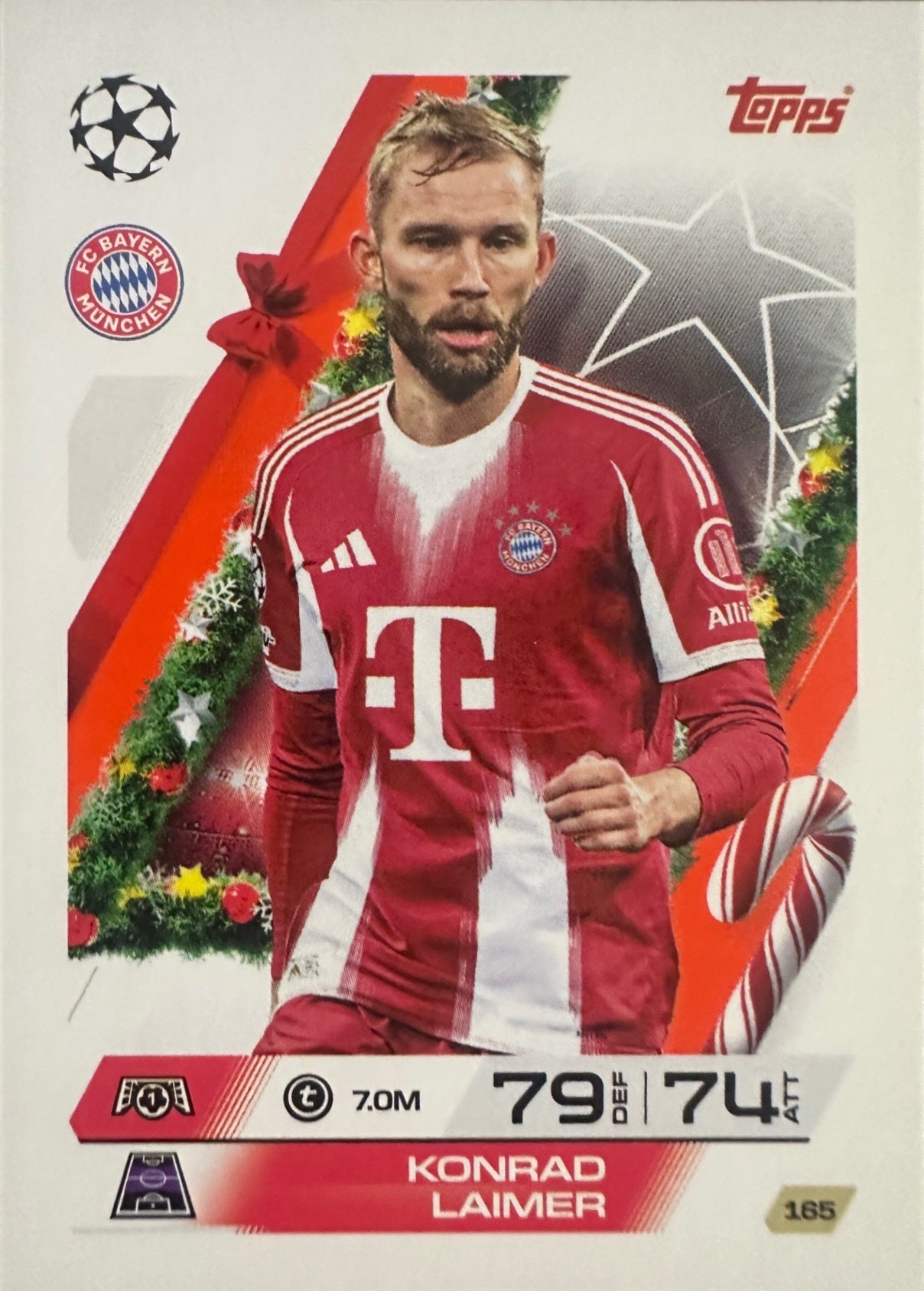 Topps Match Attax 2025/26 UCL Champions League - Scegli Parallel Festive Squadzone