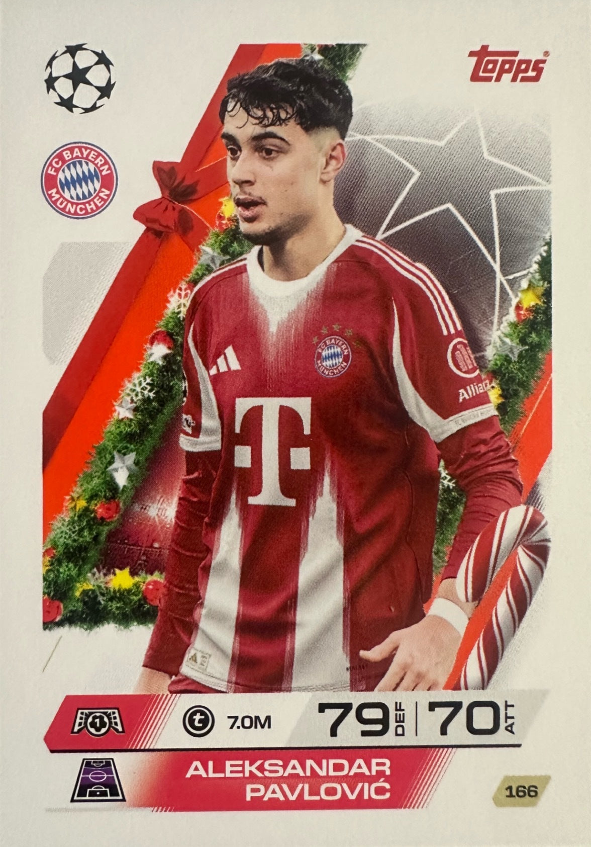 Topps Match Attax 2025/26 UCL Champions League - Scegli Parallel Festive Squadzone