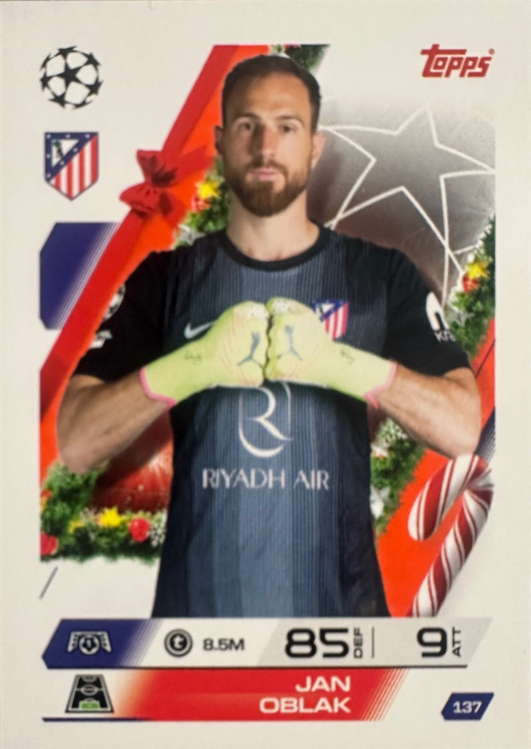 Topps Match Attax 2025/26 UCL Champions League - Scegli Parallel Festive Squadzone