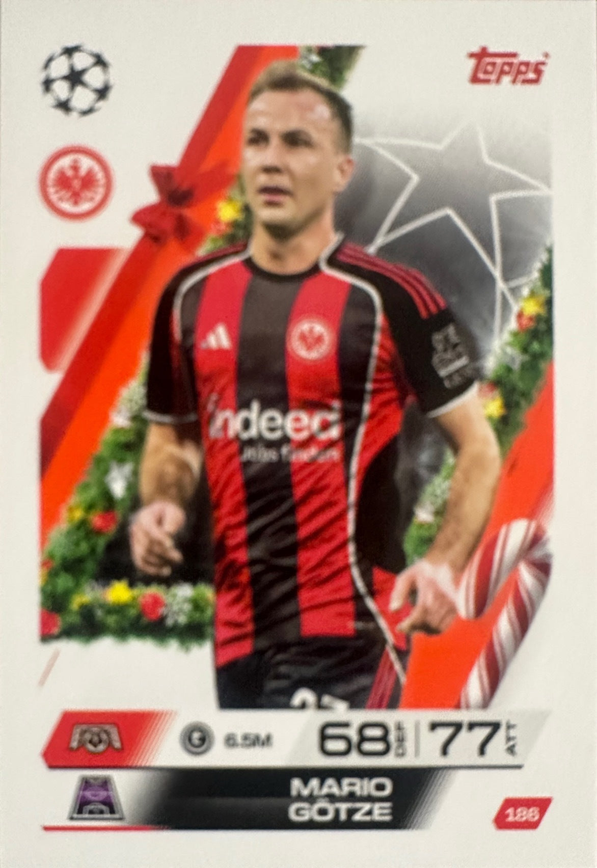 Topps Match Attax 2025/26 UCL Champions League - Scegli Parallel Festive Squadzone