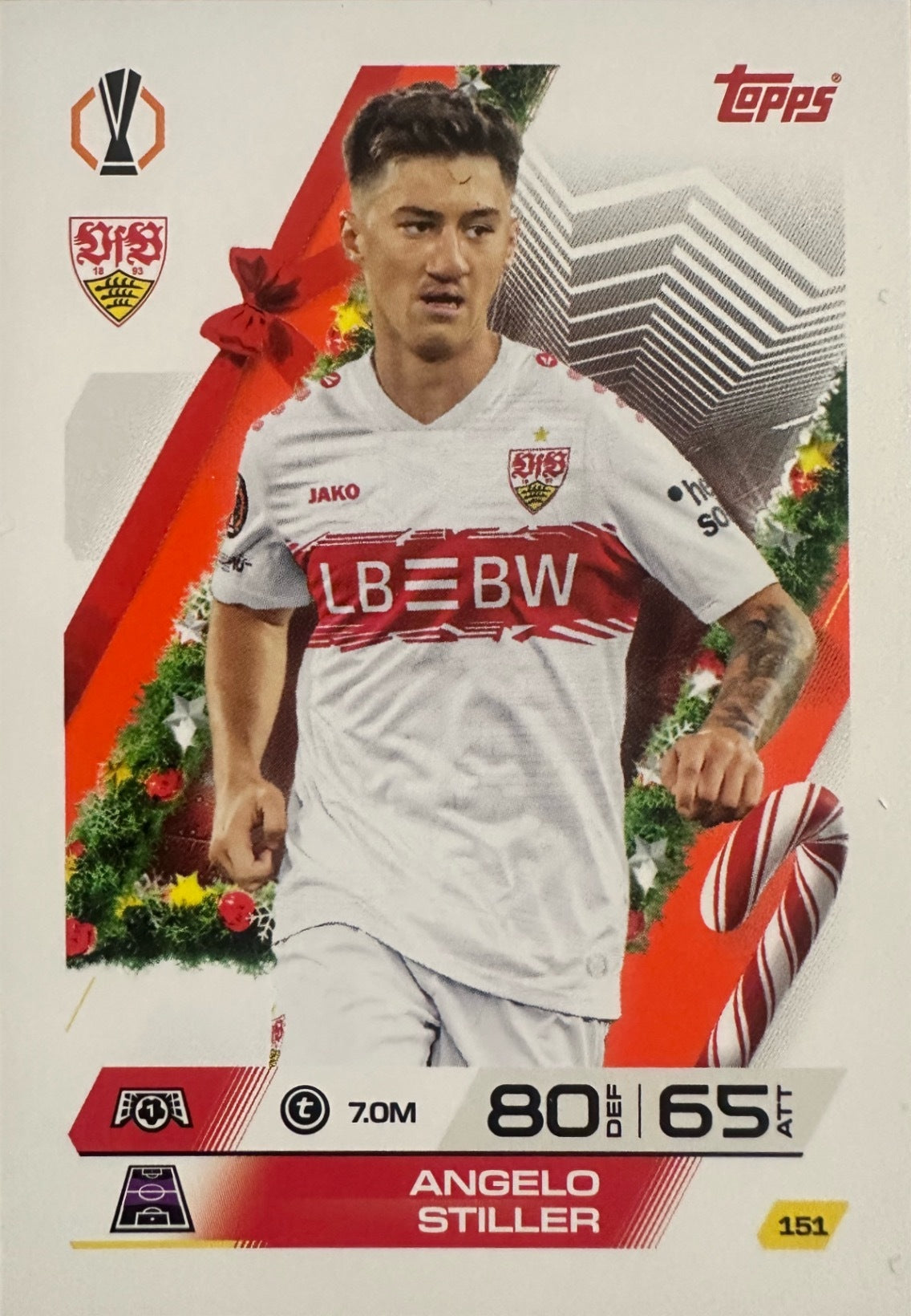 Topps Match Attax 2025/26 UCL Champions League - Scegli Parallel Festive Squadzone