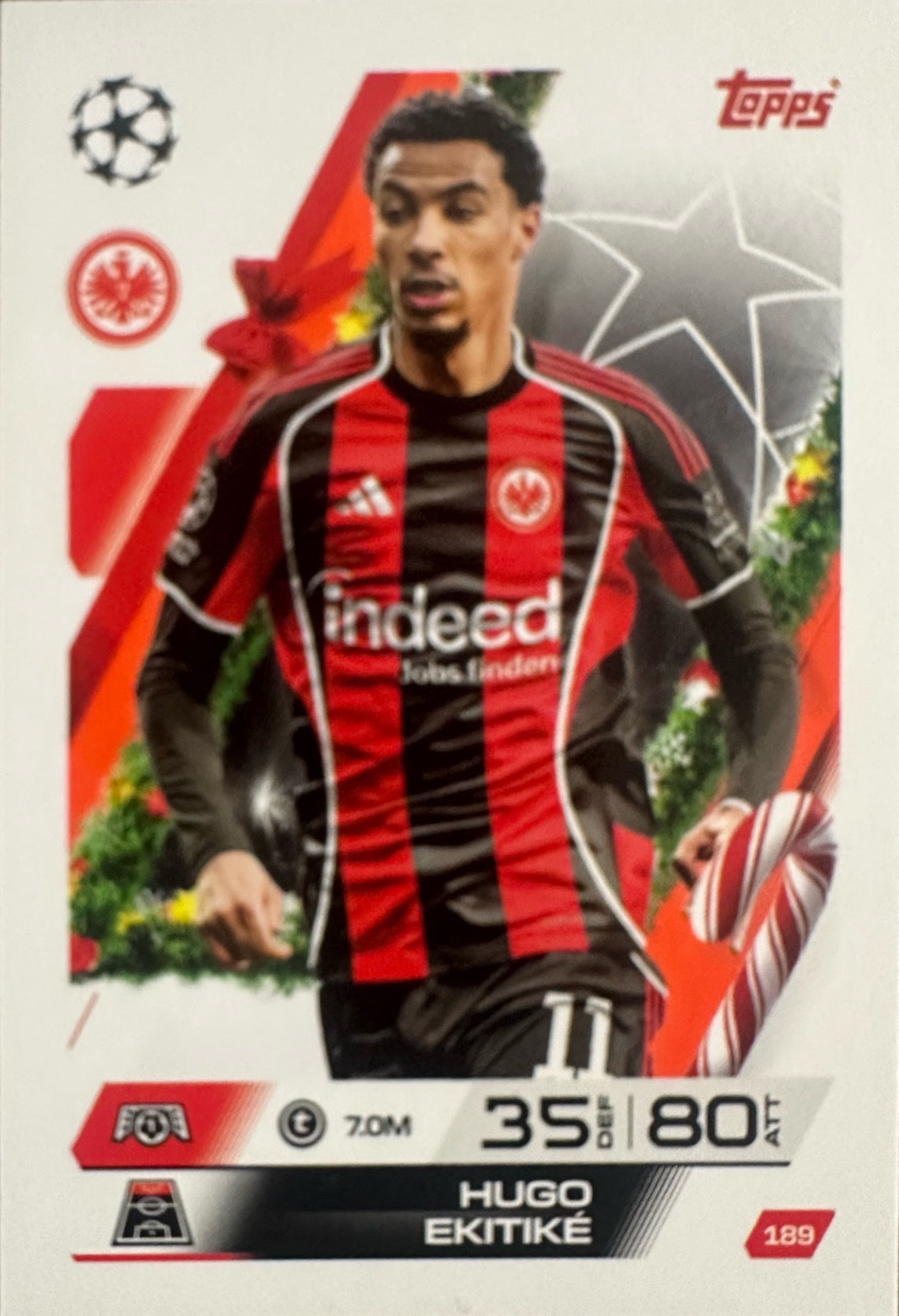 Topps Match Attax 2025/26 UCL Champions League - Scegli Parallel Festive Squadzone