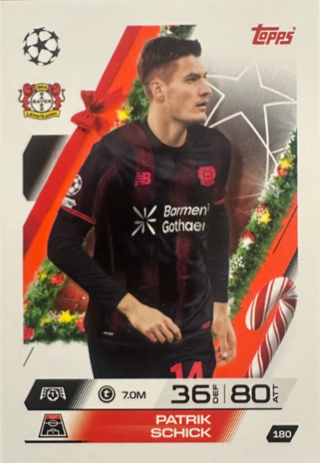Topps Match Attax 2025/26 UCL Champions League - Scegli Parallel Festive Squadzone