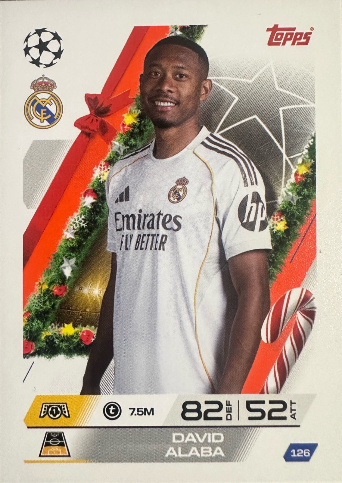 Topps Match Attax 2025/26 UCL Champions League - Scegli Parallel Festive Squadzone