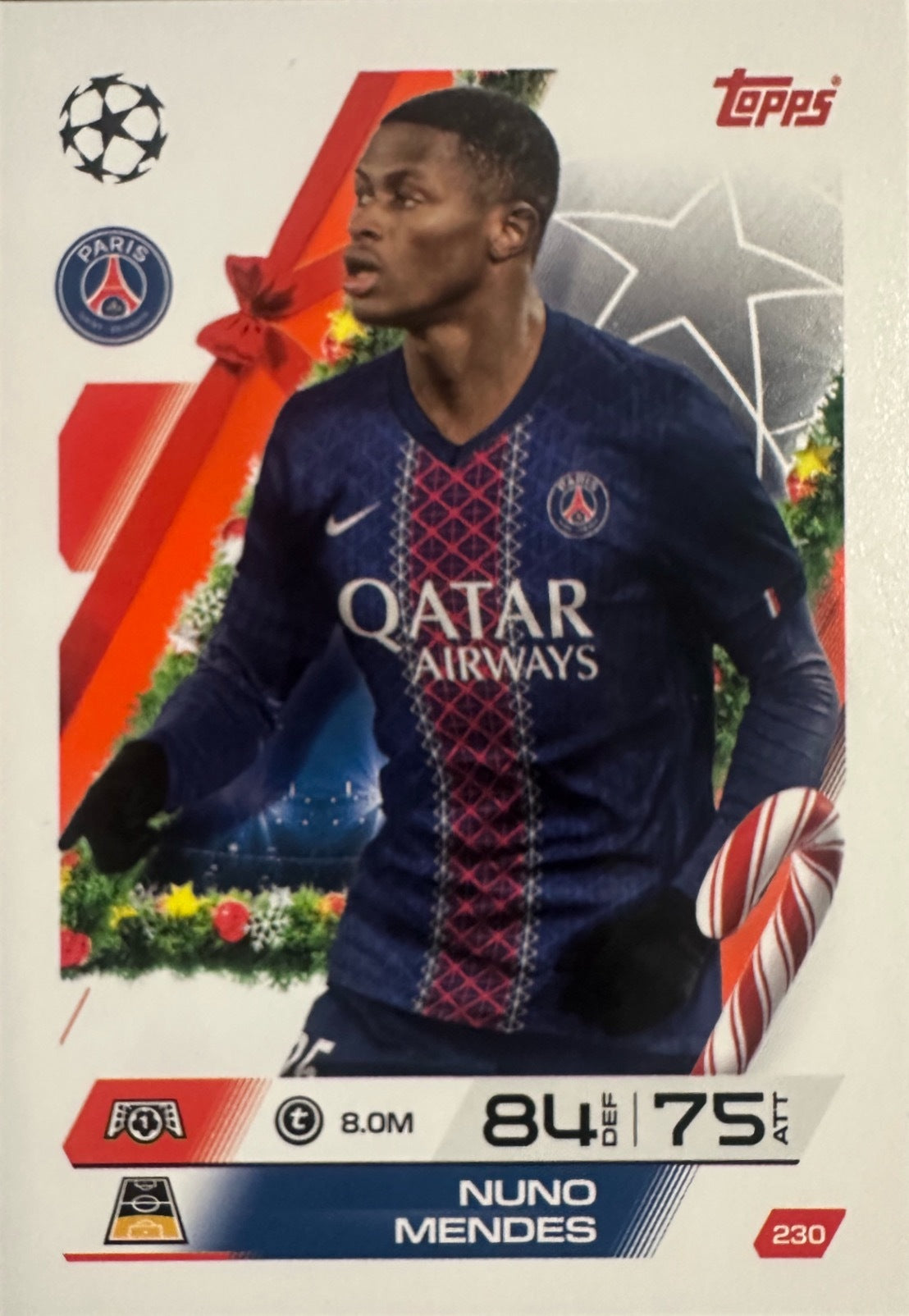 Topps Match Attax 2025/26 UCL Champions League - Scegli Parallel Festive Squadzone