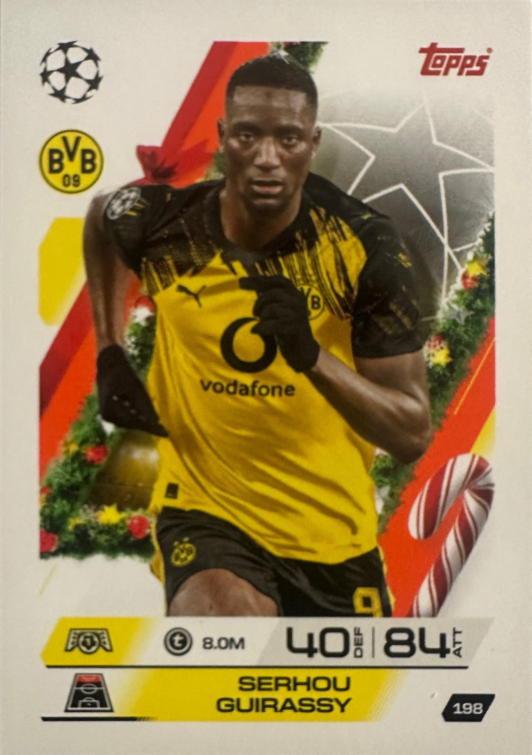 Topps Match Attax 2025/26 UCL Champions League - Scegli Parallel Festive Squadzone