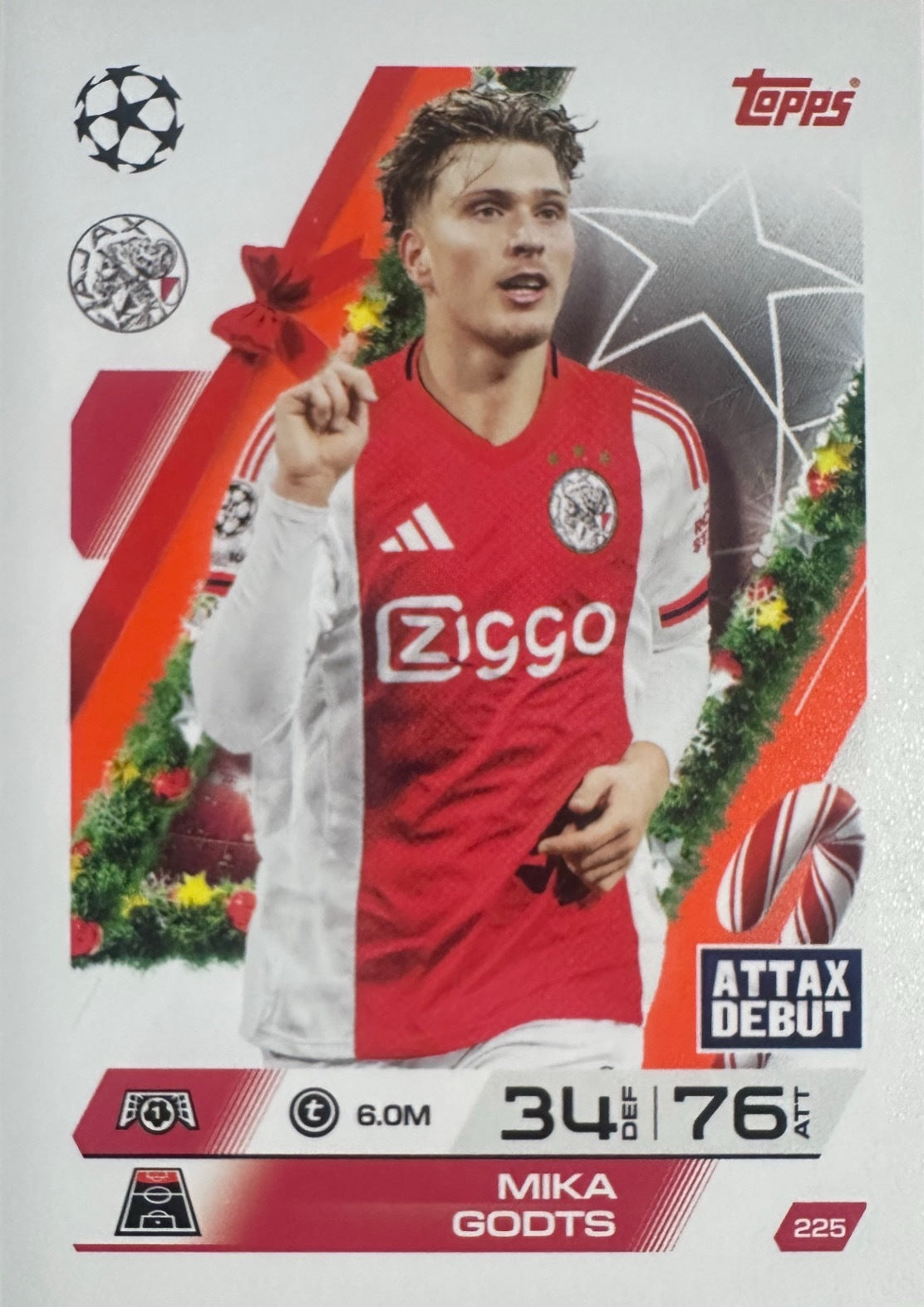 Topps Match Attax 2025/26 UCL Champions League - Scegli Parallel Festive Squadzone
