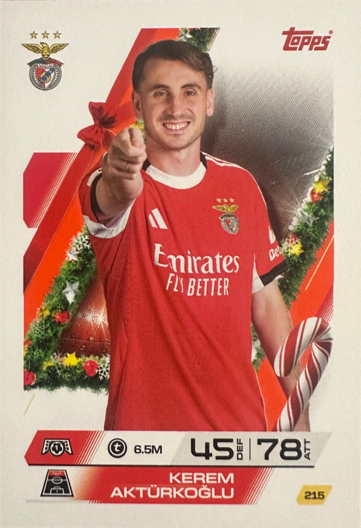 Topps Match Attax 2025/26 UCL Champions League - Scegli Parallel Festive Squadzone