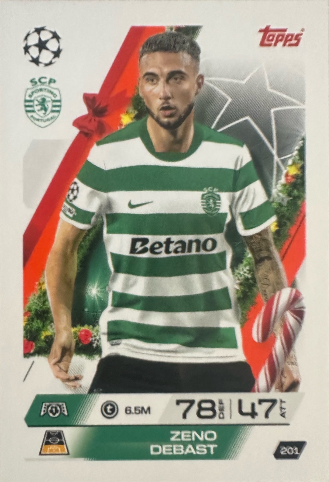 Topps Match Attax 2025/26 UCL Champions League - Scegli Parallel Festive Squadzone