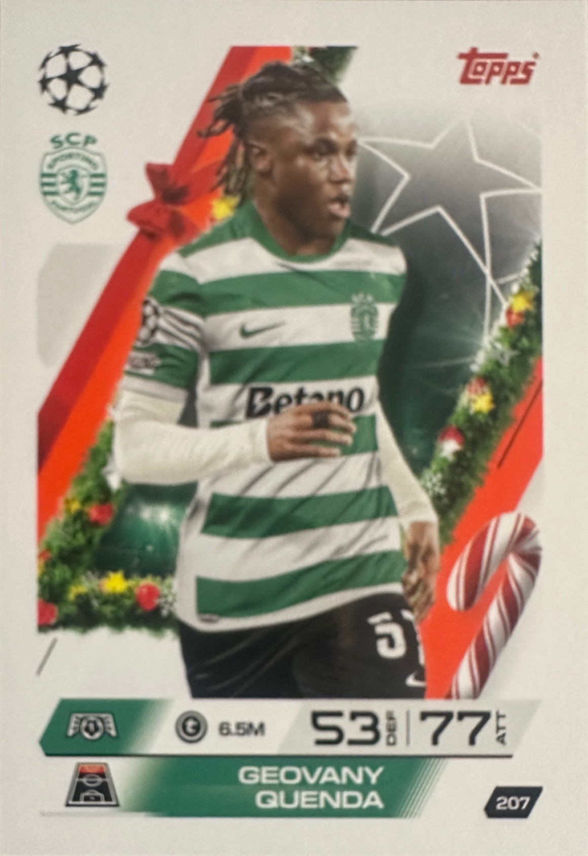 Topps Match Attax 2025/26 UCL Champions League - Scegli Parallel Festive Squadzone