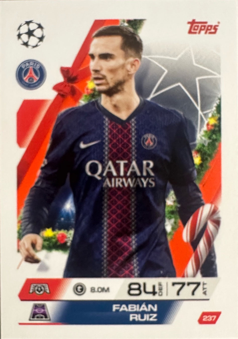 Topps Match Attax 2025/26 UCL Champions League - Scegli Parallel Festive Squadzone
