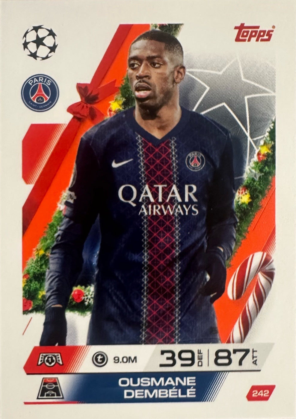 Topps Match Attax 2025/26 UCL Champions League - Scegli Parallel Festive Squadzone