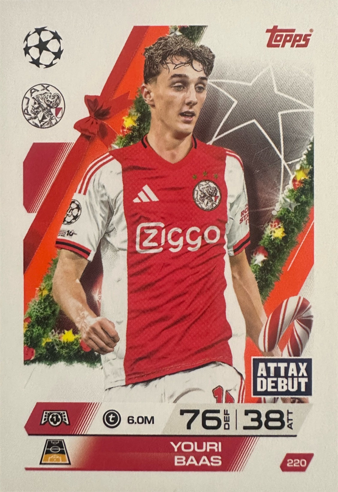 Topps Match Attax 2025/26 UCL Champions League - Scegli Parallel Festive Squadzone