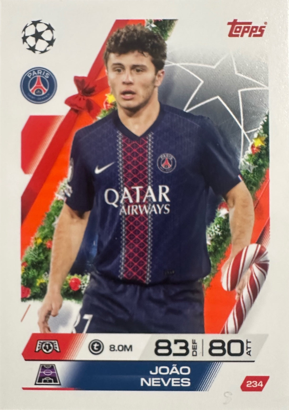 Topps Match Attax 2025/26 UCL Champions League - Scegli Parallel Festive Squadzone