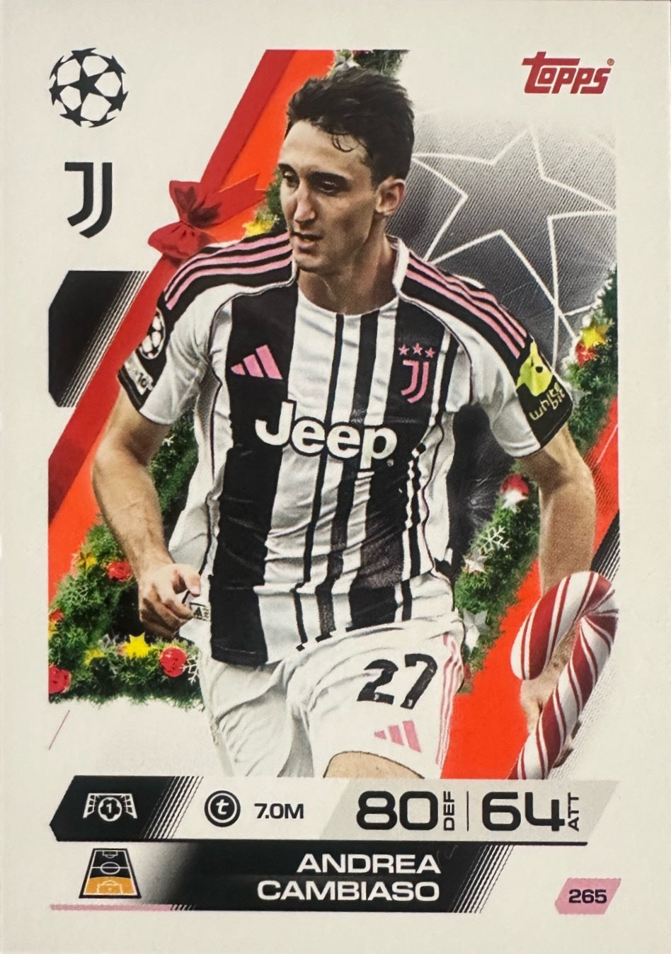 Topps Match Attax 2025/26 UCL Champions League - Scegli Parallel Festive Squadzone