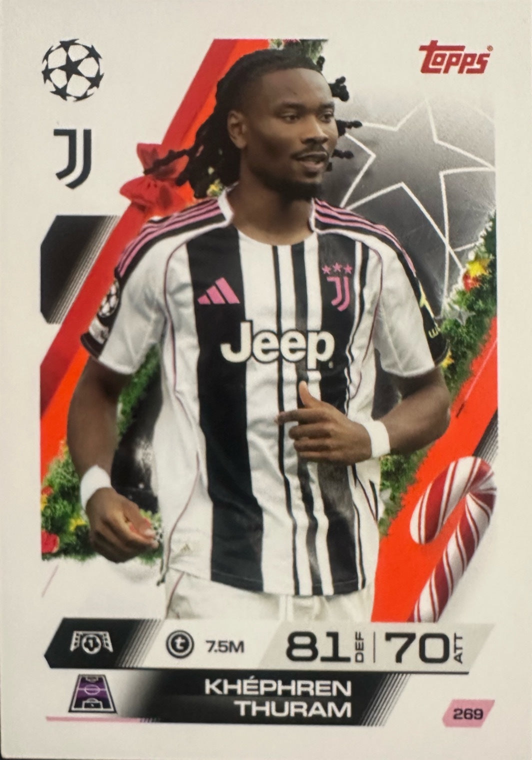 Topps Match Attax 2025/26 UCL Champions League - Scegli Parallel Festive Squadzone