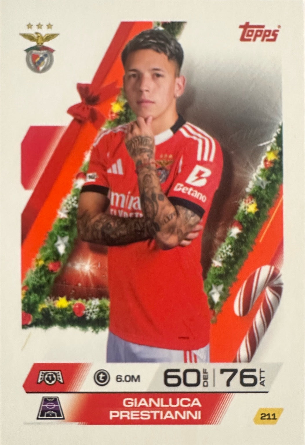 Topps Match Attax 2025/26 UCL Champions League - Scegli Parallel Festive Squadzone