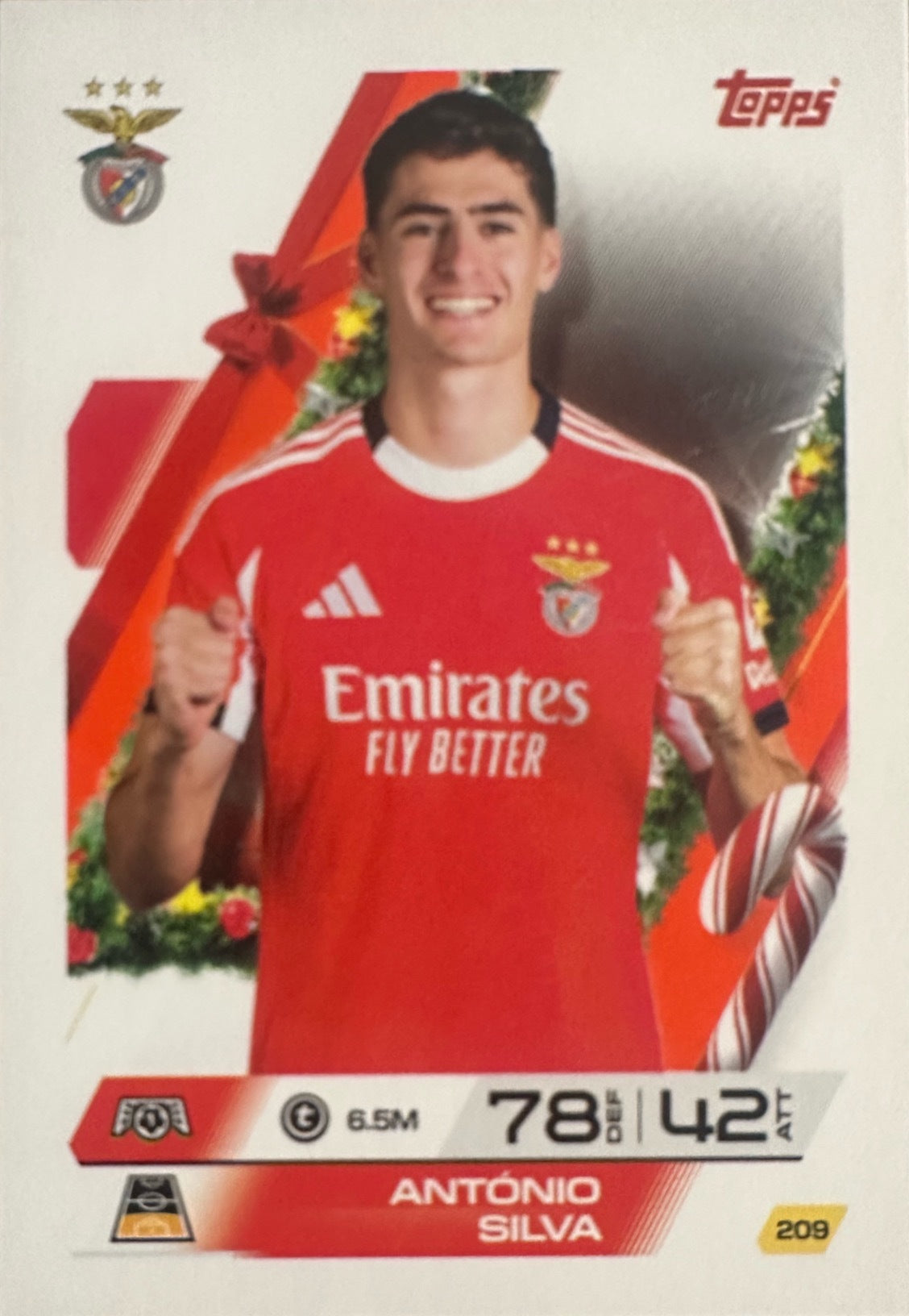 Topps Match Attax 2025/26 UCL Champions League - Scegli Parallel Festive Squadzone