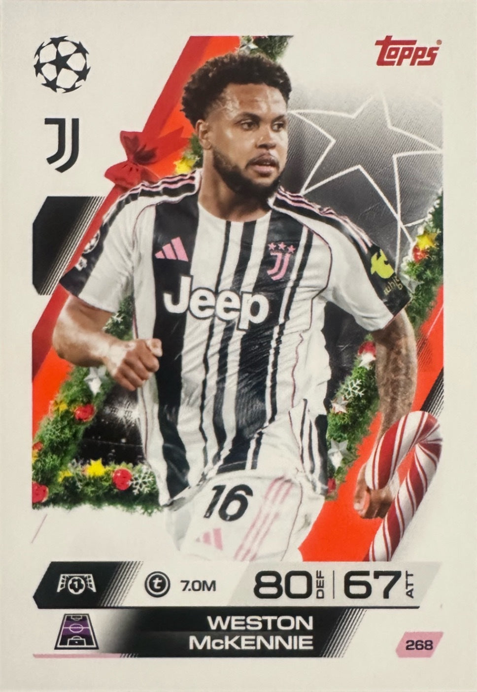 Topps Match Attax 2025/26 UCL Champions League - Scegli Parallel Festive Squadzone