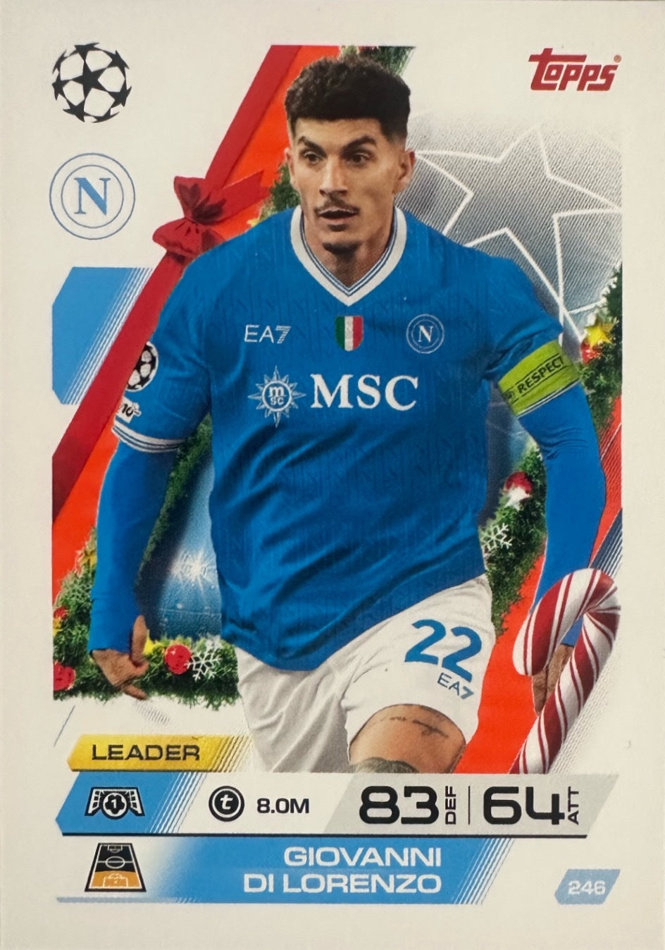 Topps Match Attax 2025/26 UCL Champions League - Scegli Parallel Festive Squadzone