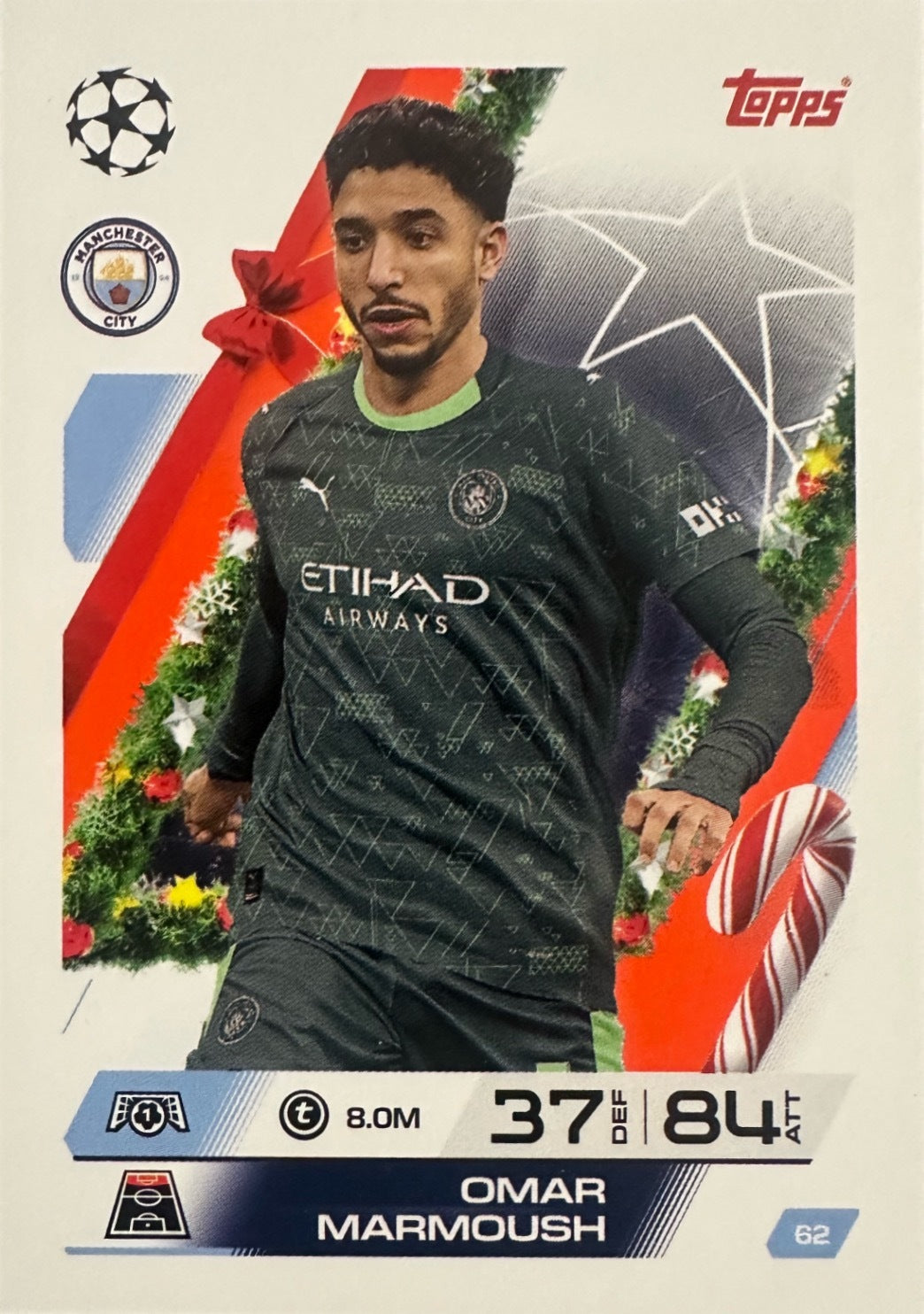Topps Match Attax 2025/26 UCL Champions League - Scegli Parallel Festive Squadzone