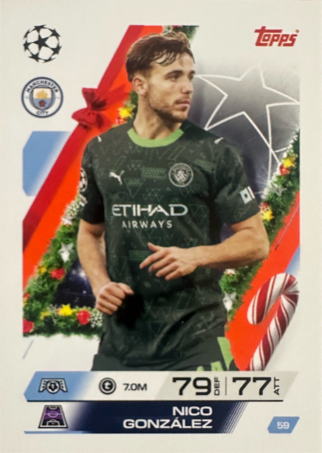 Topps Match Attax 2025/26 UCL Champions League - Scegli Parallel Festive Squadzone