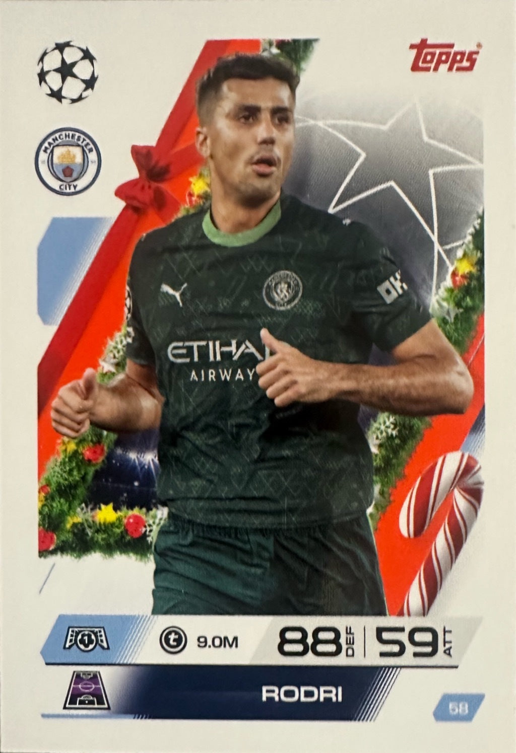 Topps Match Attax 2025/26 UCL Champions League - Scegli Parallel Festive Squadzone