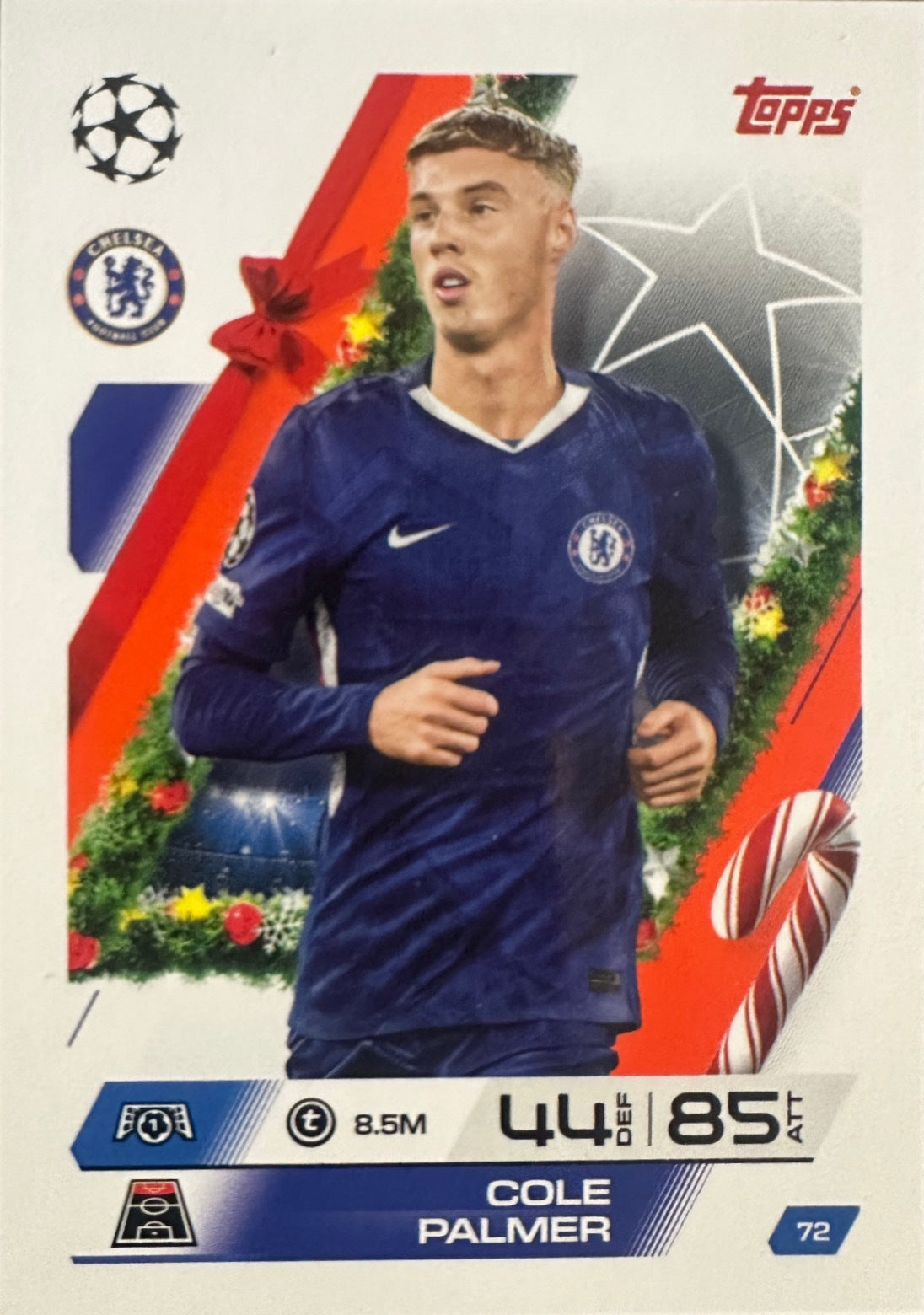 Topps Match Attax 2025/26 UCL Champions League - Scegli Parallel Festive Squadzone