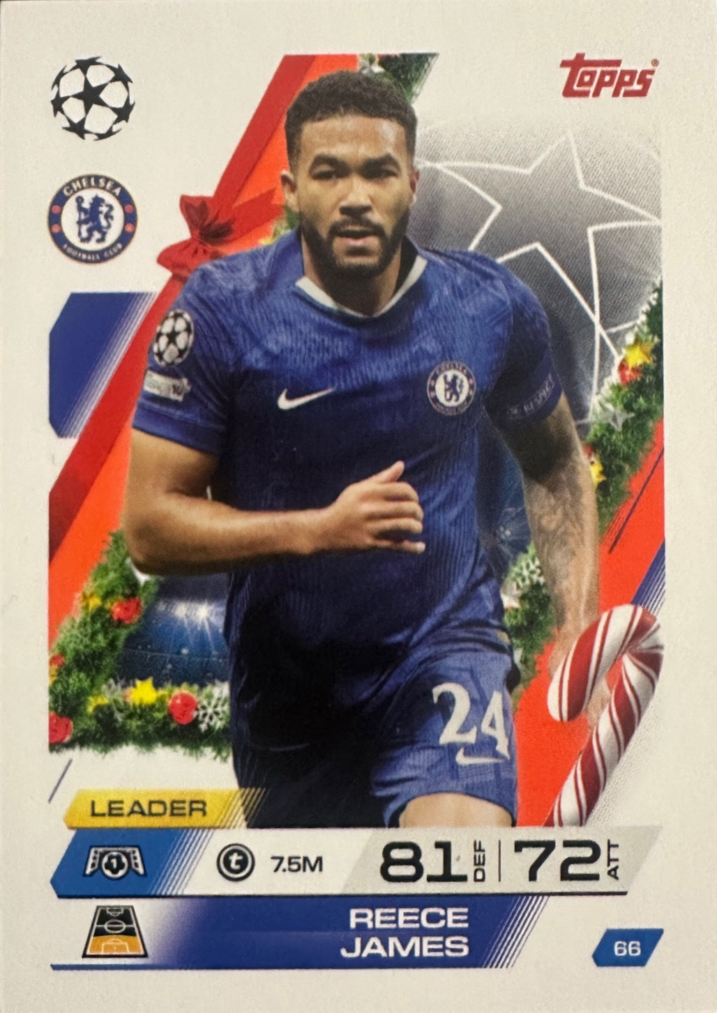 Topps Match Attax 2025/26 UCL Champions League - Scegli Parallel Festive Squadzone