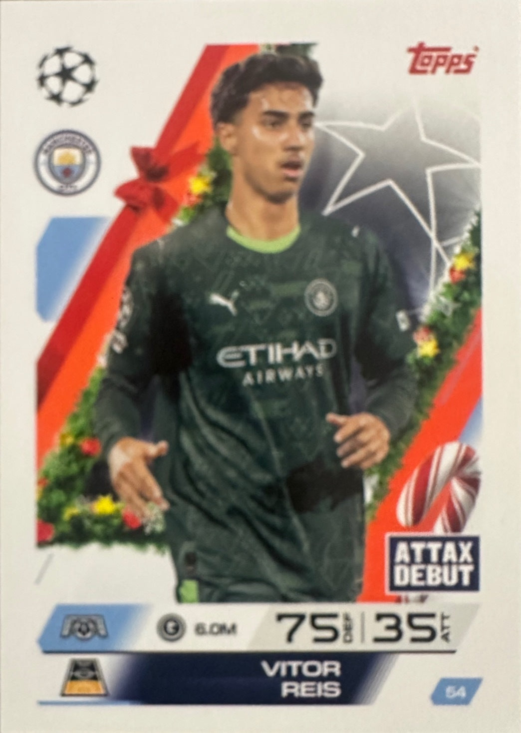 Topps Match Attax 2025/26 UCL Champions League - Scegli Parallel Festive Squadzone