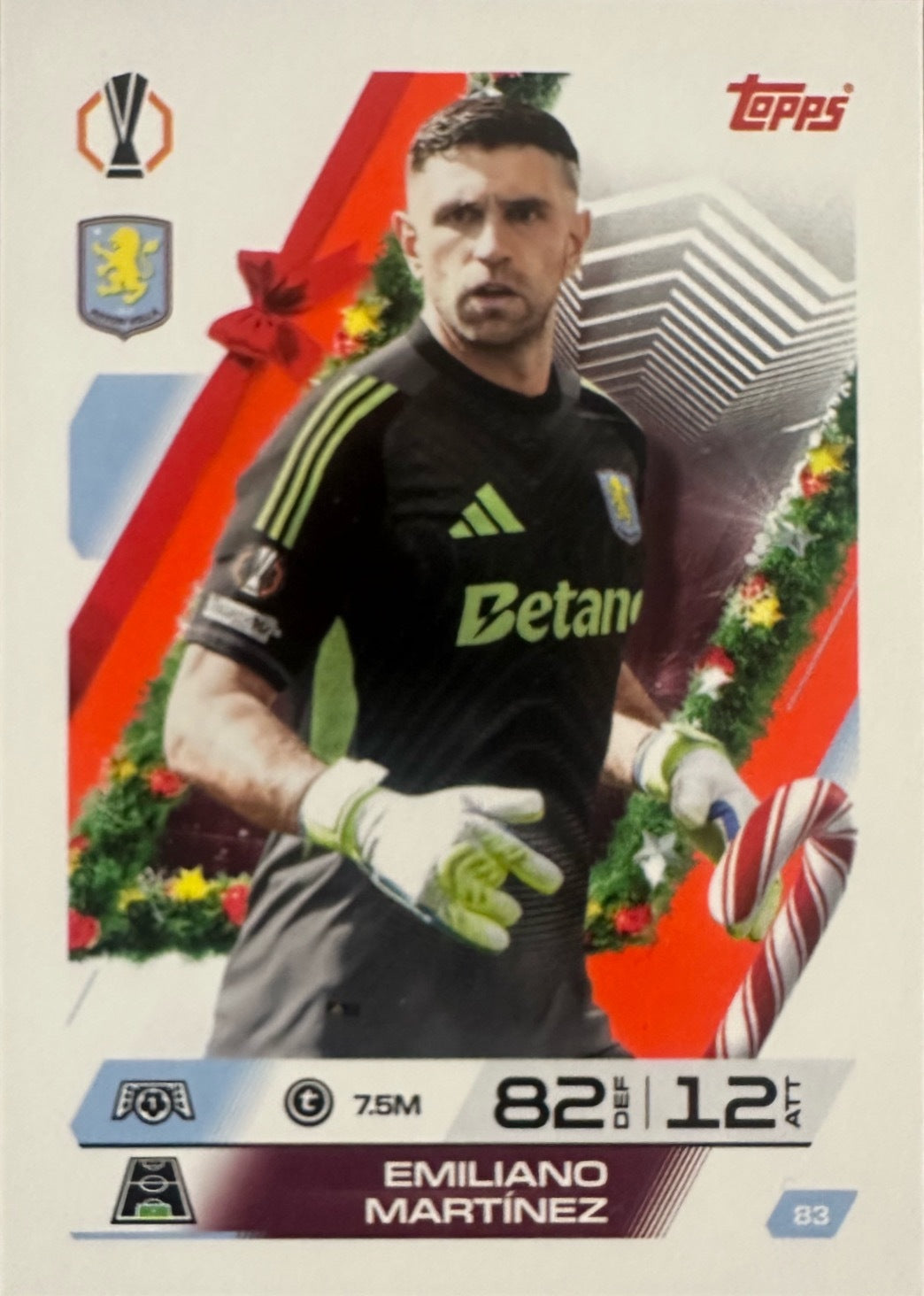 Topps Match Attax 2025/26 UCL Champions League - Scegli Parallel Festive Squadzone