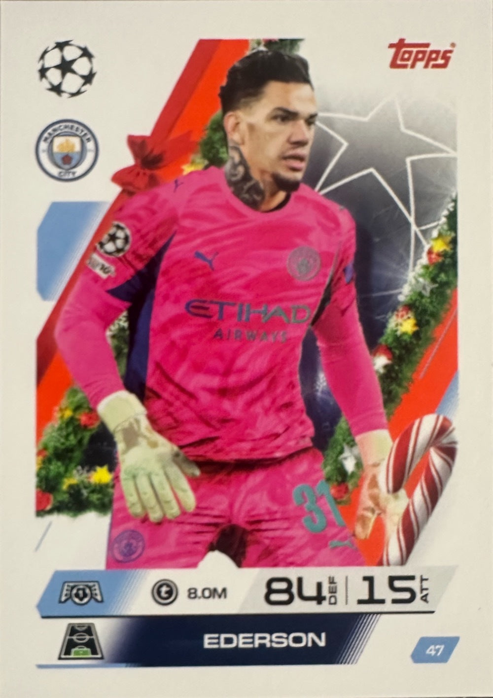 Topps Match Attax 2025/26 UCL Champions League - Scegli Parallel Festive Squadzone
