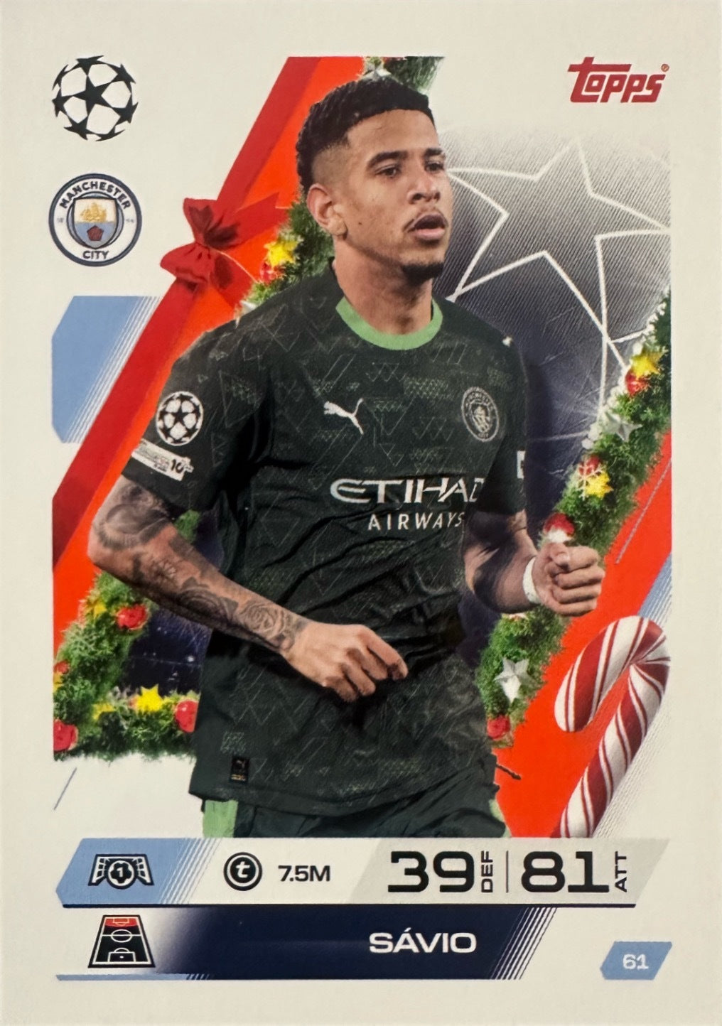 Topps Match Attax 2025/26 UCL Champions League - Scegli Parallel Festive Squadzone