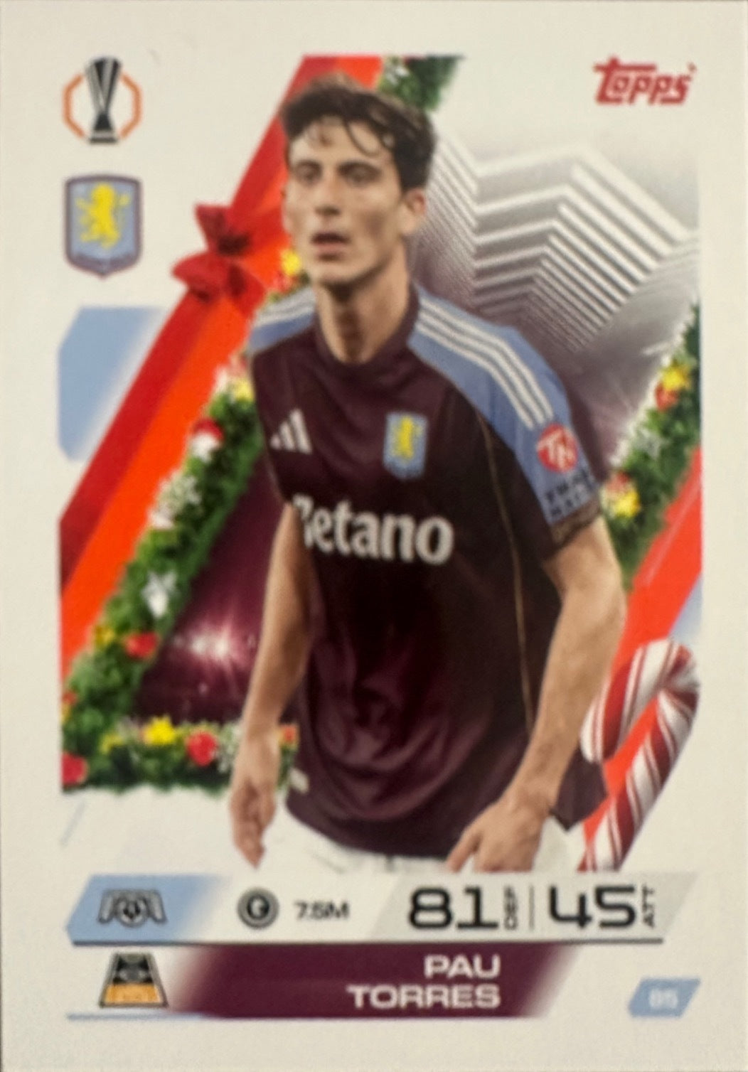 Topps Match Attax 2025/26 UCL Champions League - Scegli Parallel Festive Squadzone