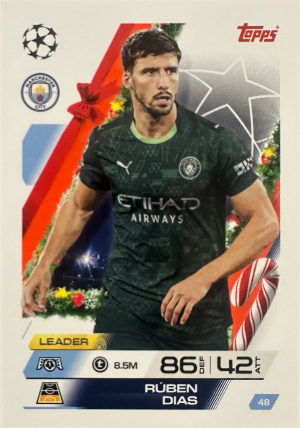 Topps Match Attax 2025/26 UCL Champions League - Scegli Parallel Festive Squadzone