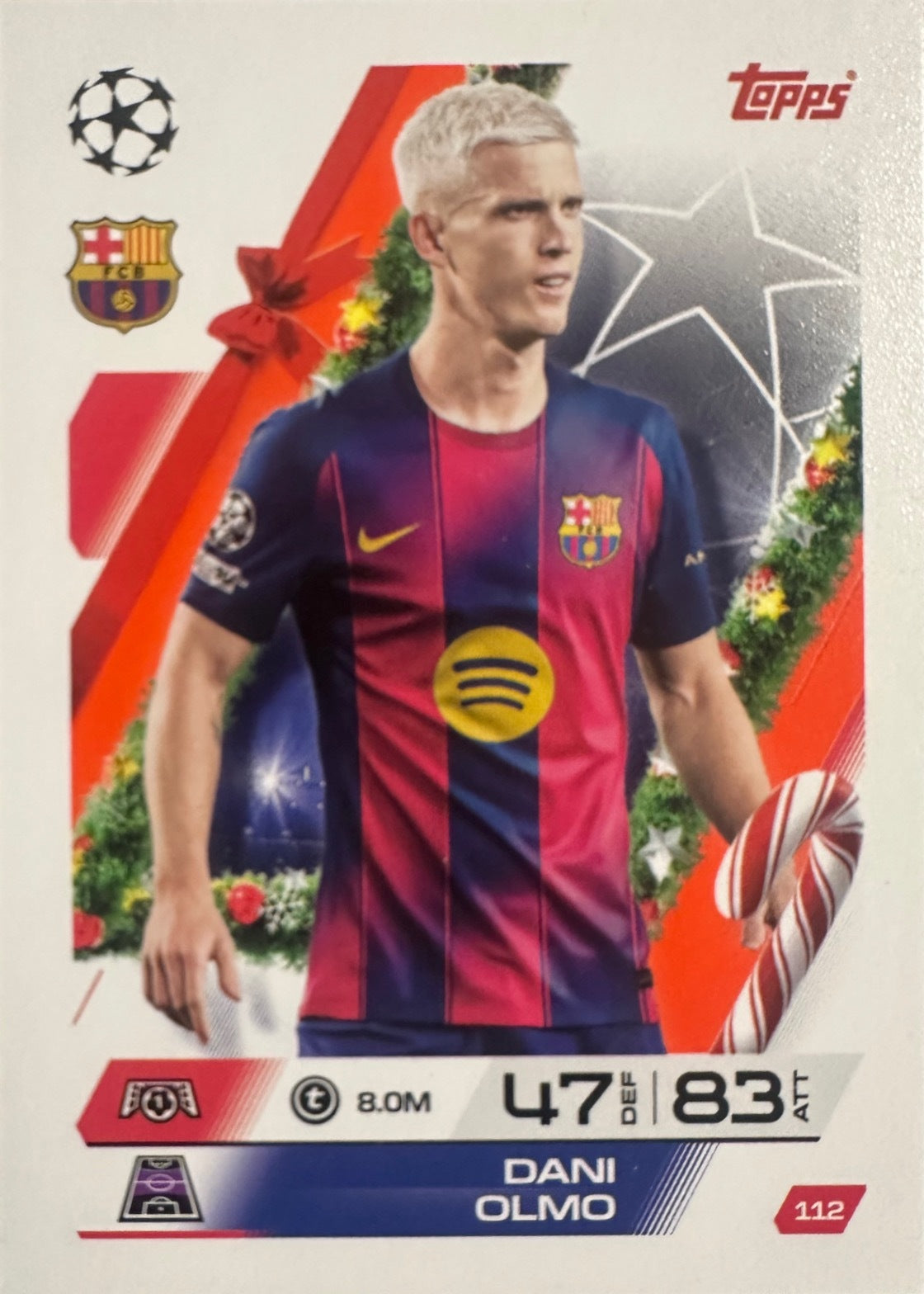Topps Match Attax 2025/26 UCL Champions League - Scegli Parallel Festive Squadzone